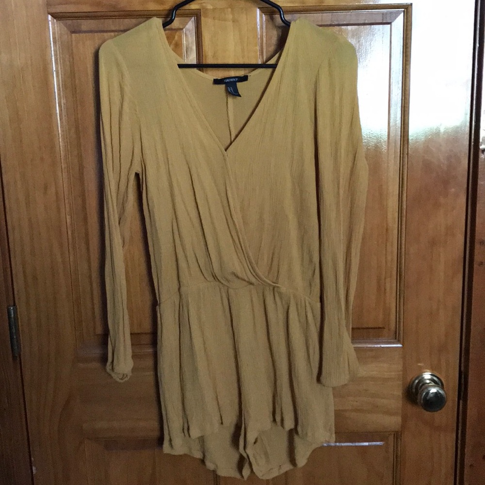 Yellow romper